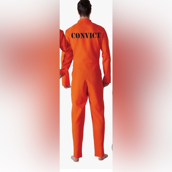 Maxime Orange Convict Jumpsuit - Picture 1 of 5